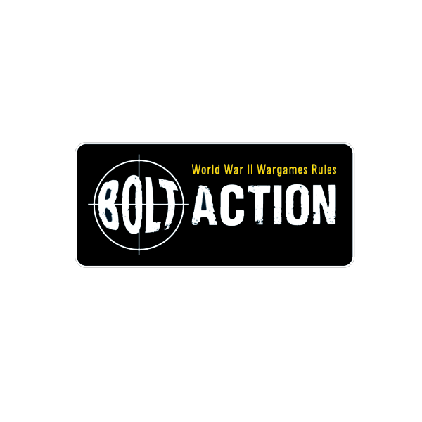 Logo del juego Bolt Action por la marca Warlord Games