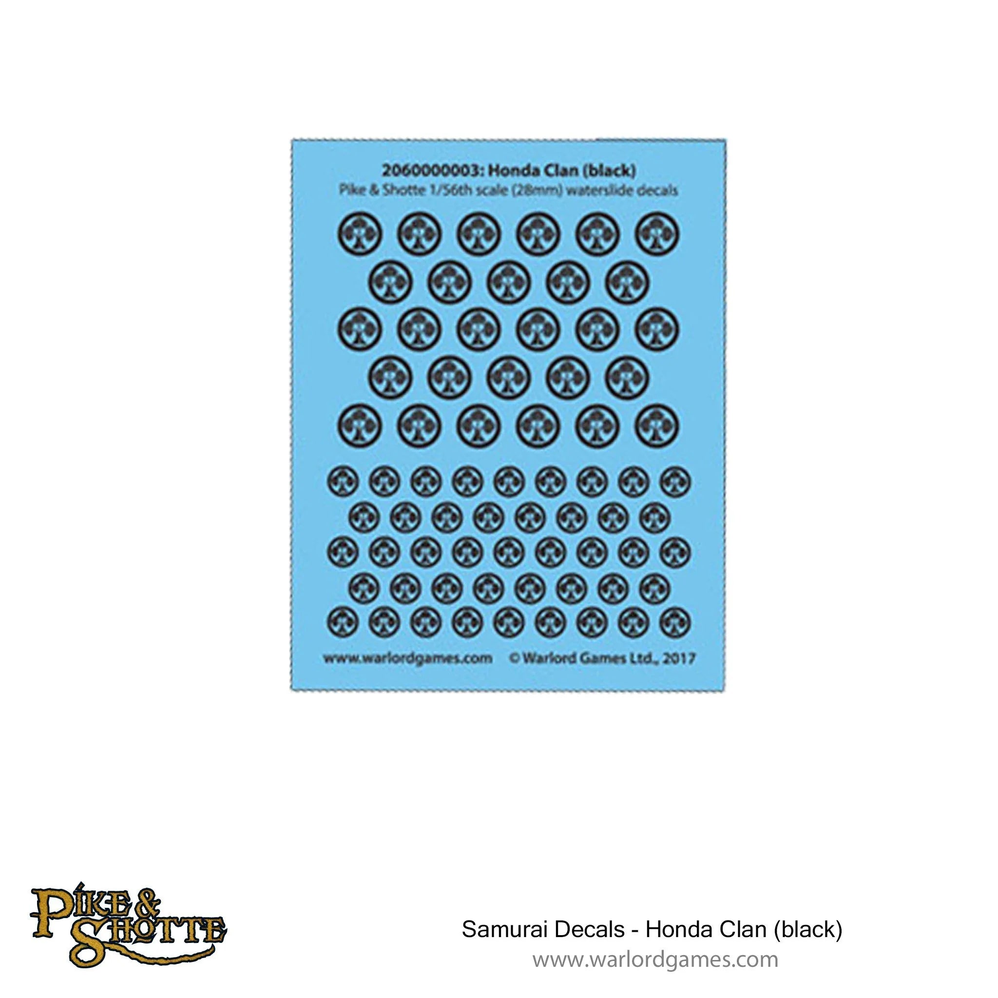 Samurai Decals-Honda Clan