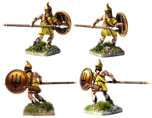 Greek Unarmoured Hoplites and archers