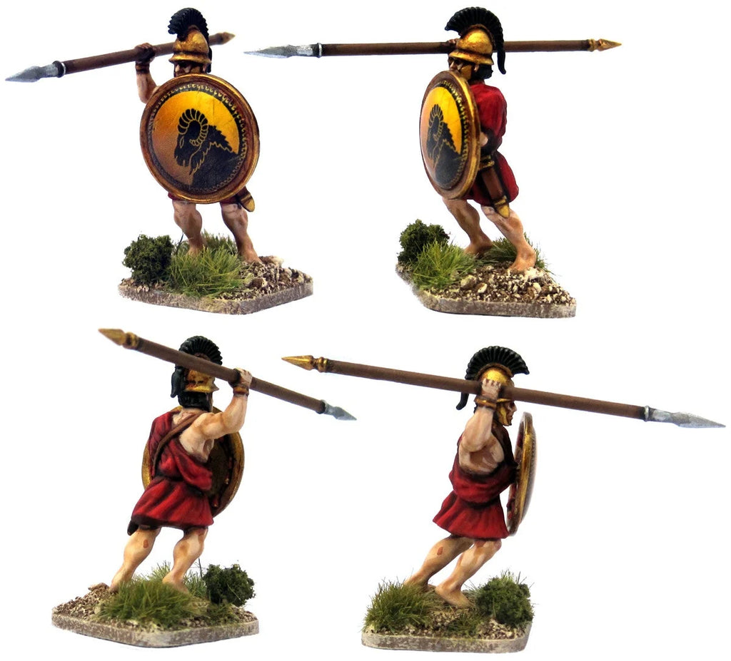 Greek Unarmoured Hoplites and archers