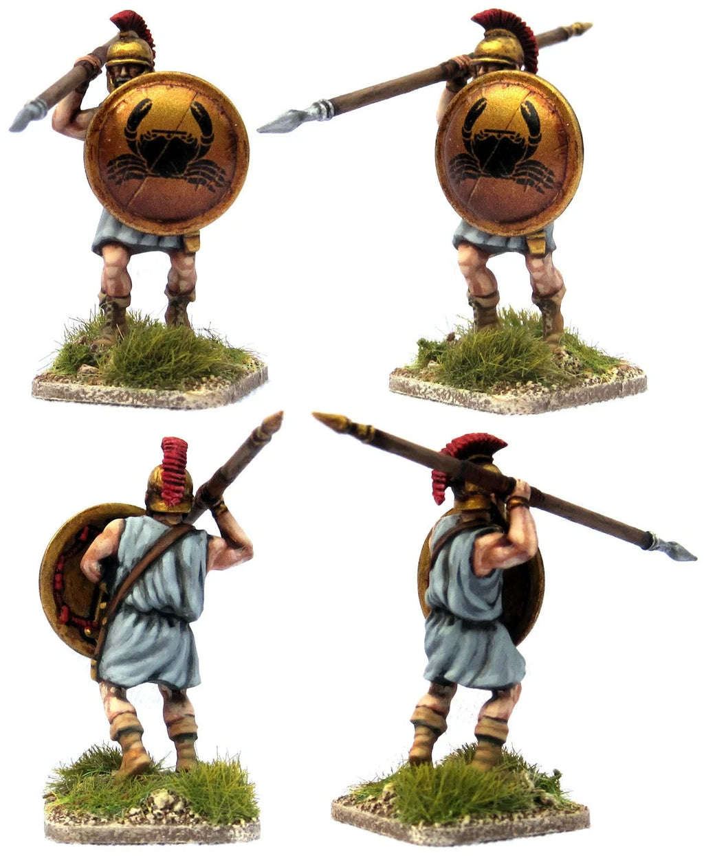 Greek Unarmoured Hoplites and archers