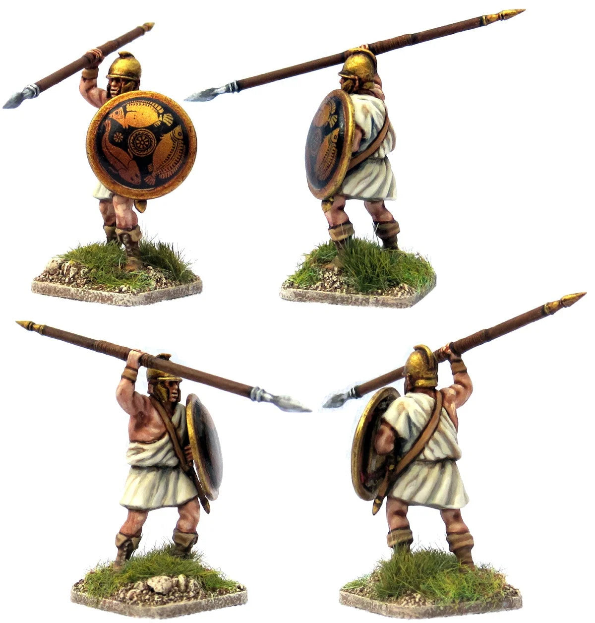Greek Unarmoured Hoplites and archers