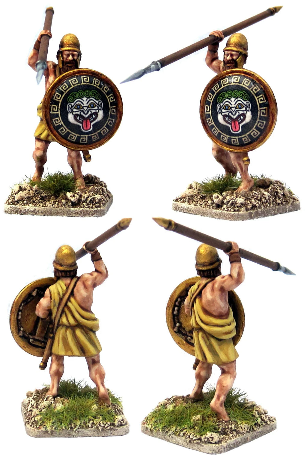 Greek Unarmoured Hoplites and archers