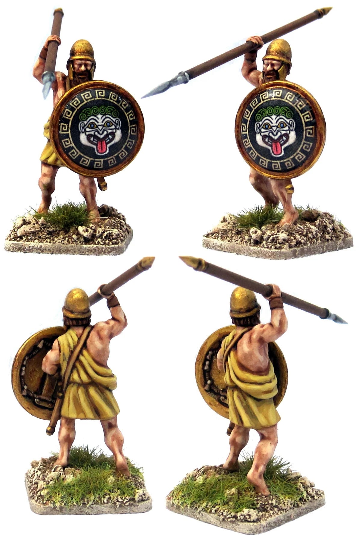 Greek Unarmoured Hoplites and archers