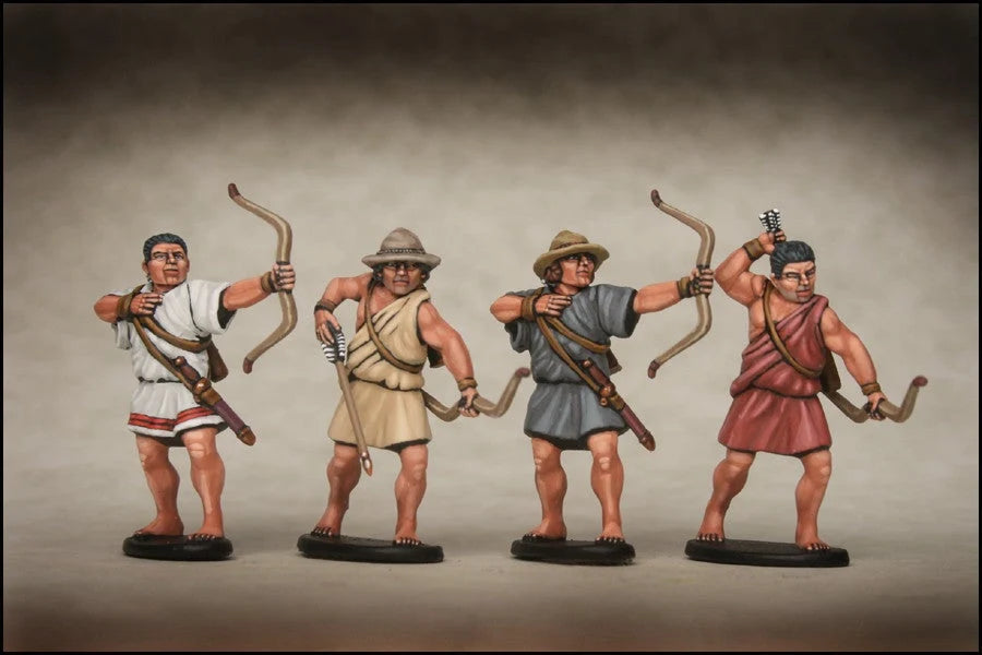 Greek Unarmoured Hoplites and archers