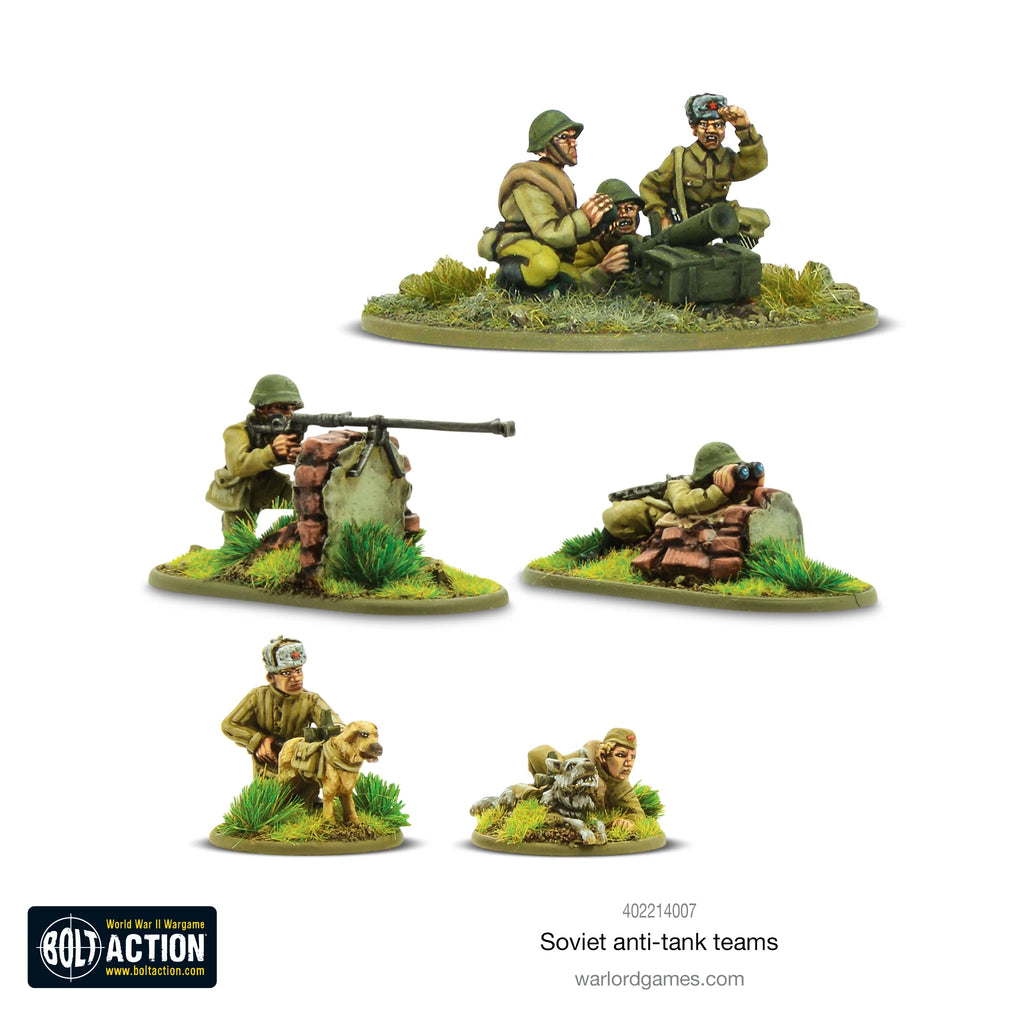 Bolt Action Equipos Antitanque Soviéticos