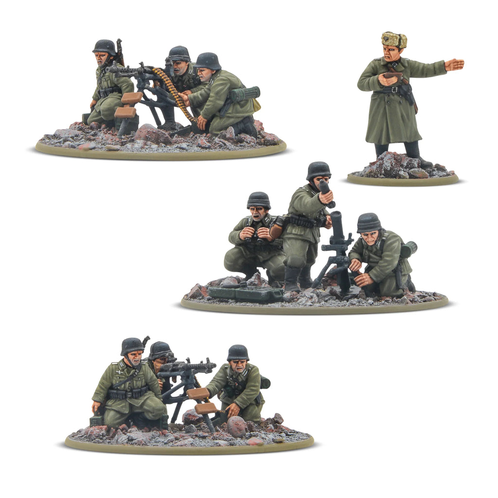 Bolt Action Platoon de Armas Pesadas de la Infantería Veterano Alemán