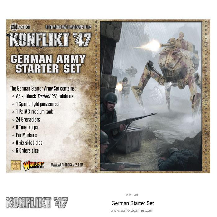 Konflikt 47 German Army Starter Set