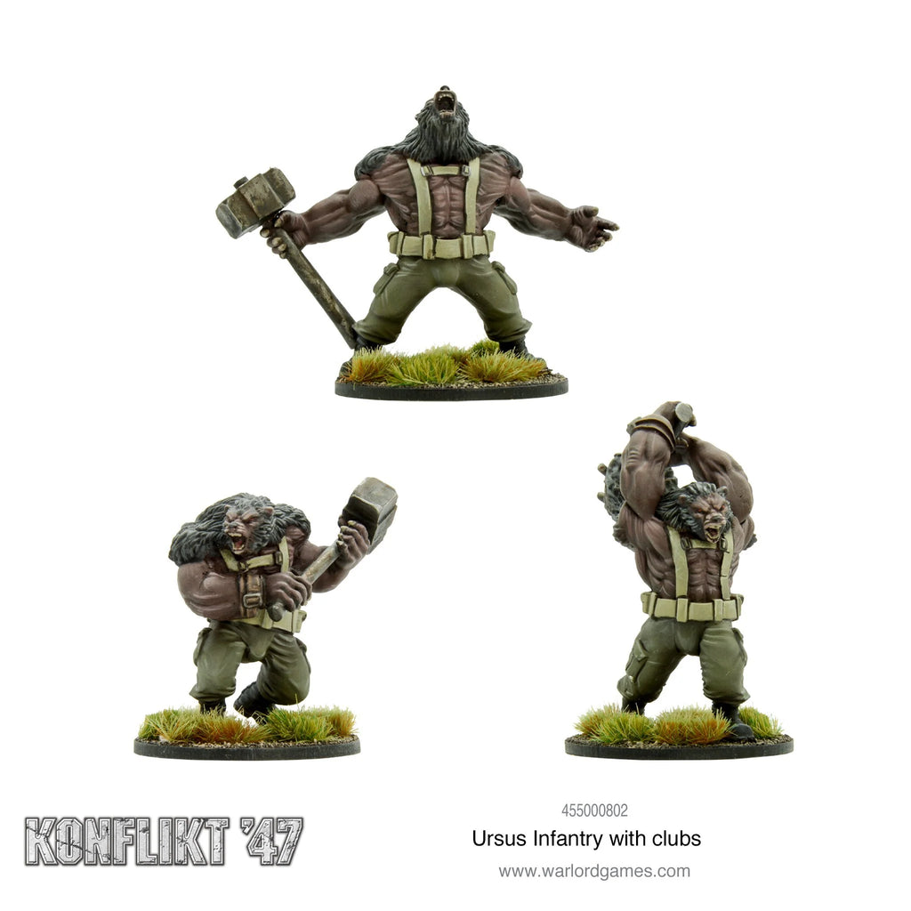 Konflikt 47 Soviet Ursus Infantry with clubs