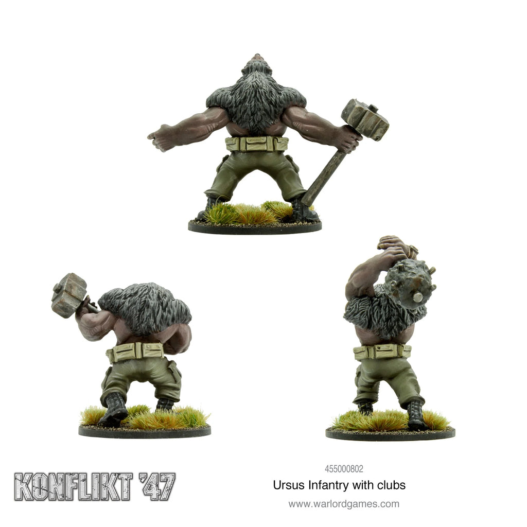Konflikt 47 Soviet Ursus Infantry with clubs