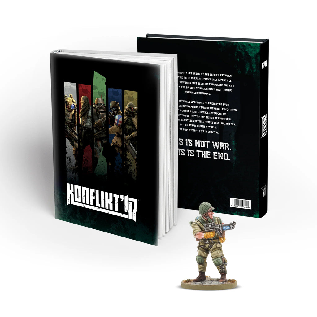 Konflikt '47 Rulebook with special miniature