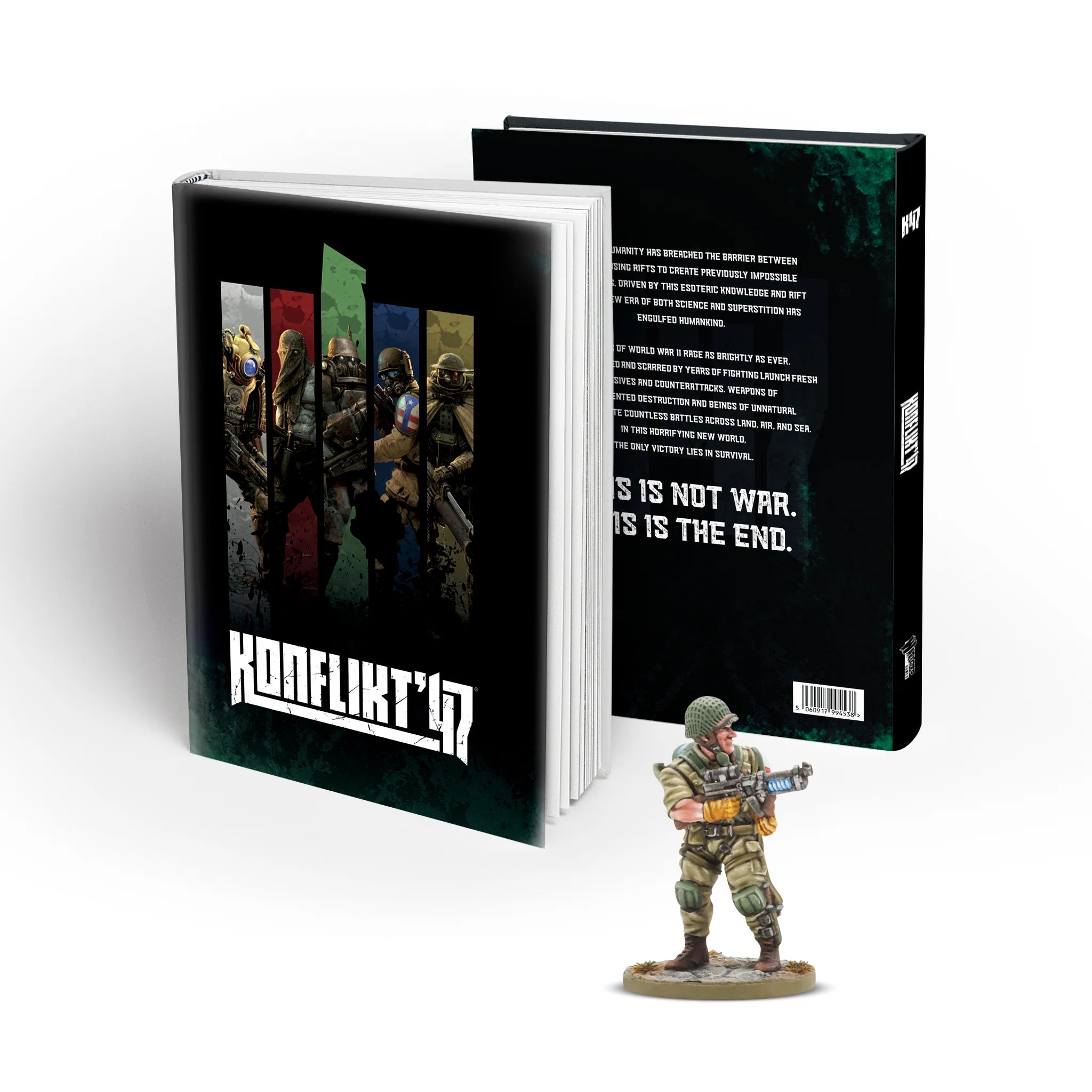 Konflikt '47 Rulebook with special miniature