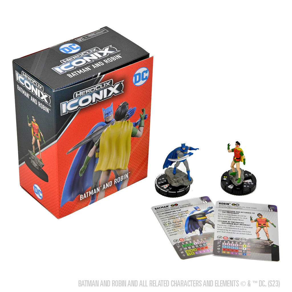Heroclix Iconix Batman and Robin
