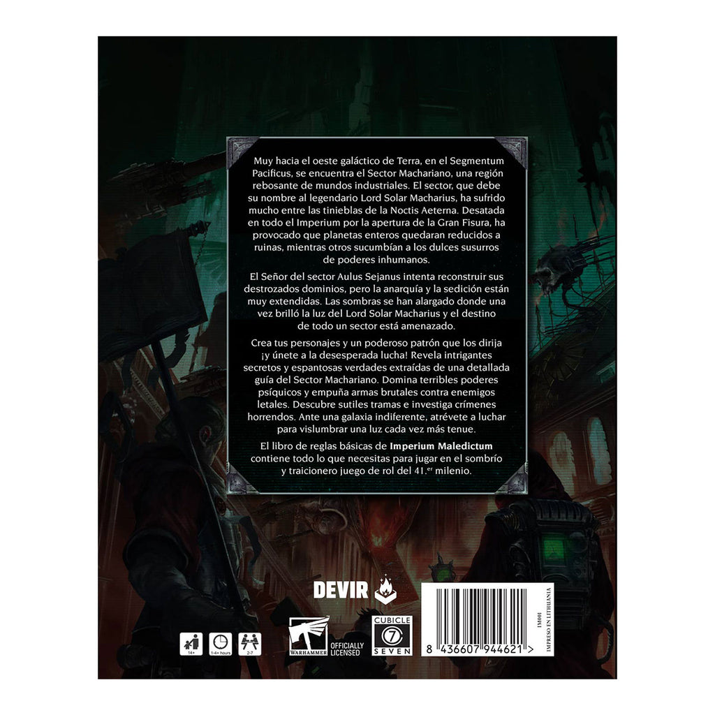Warhammer 40,000 Imperium Maledictum - Reglas básicas