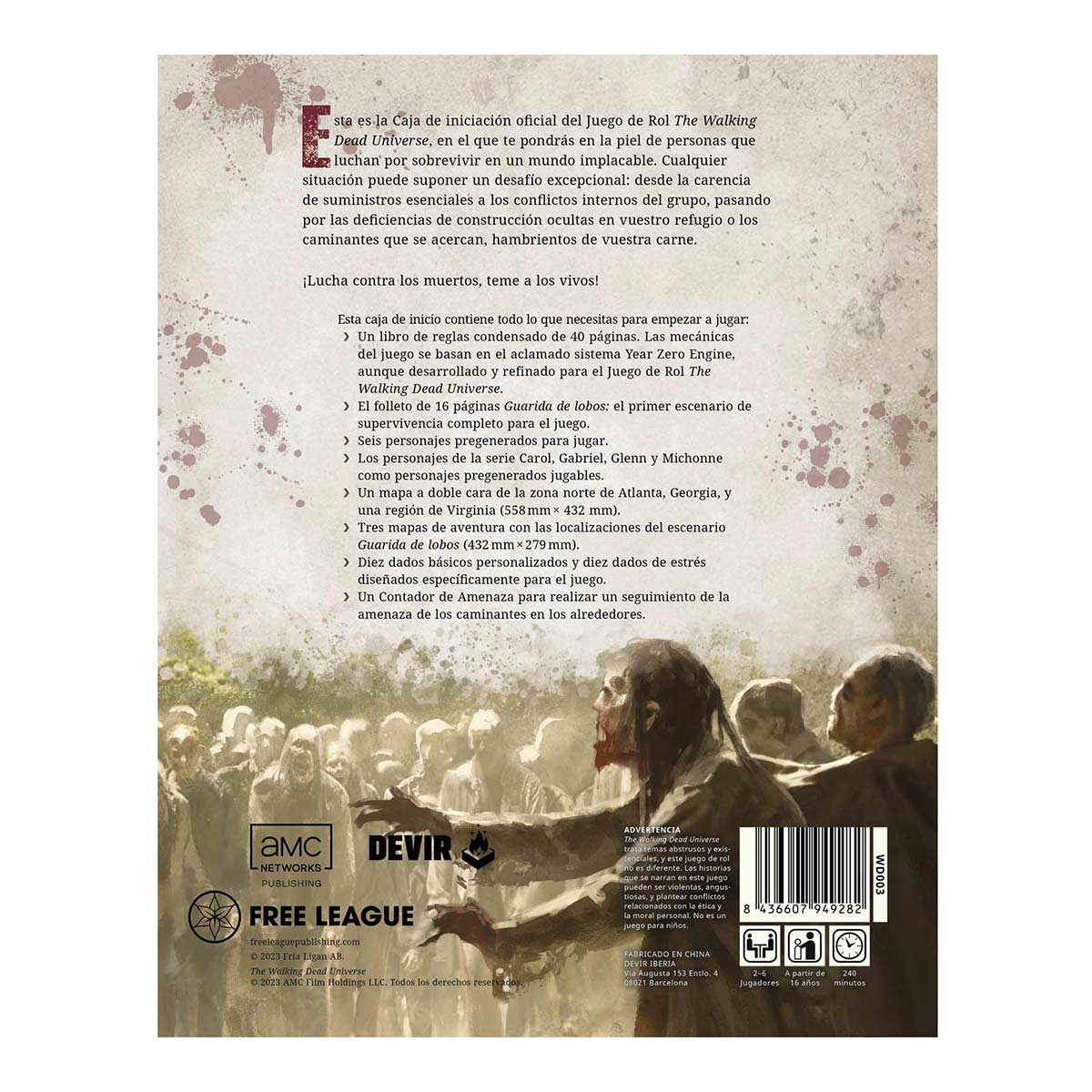 The Walking Dead Universe RPG Caja de Inicio