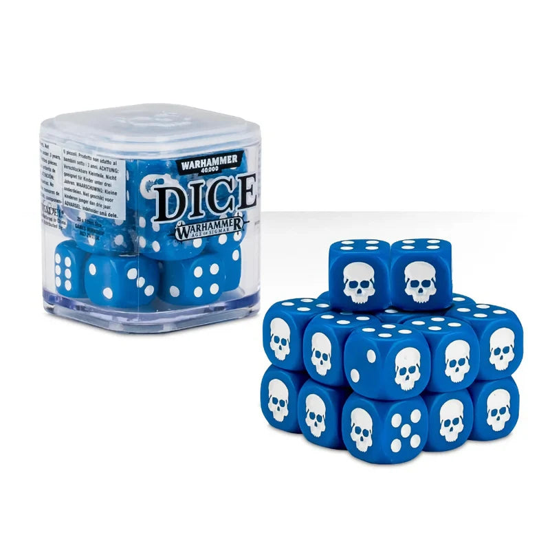Citadel Warhammer Cubo de dados Azul (12mm) (20 pzas)