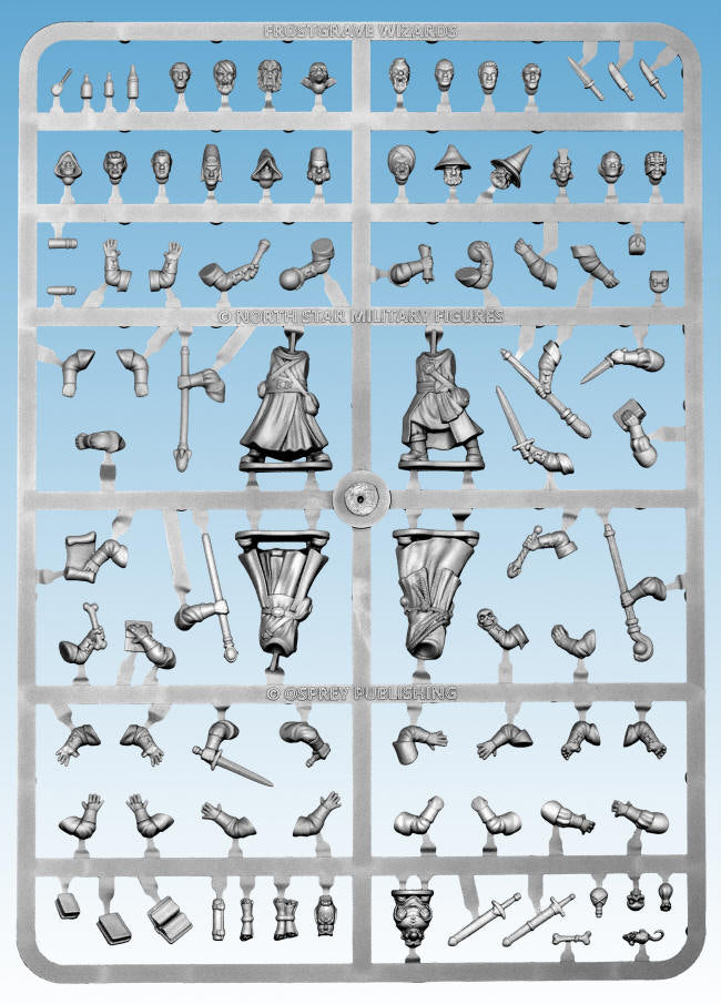 Frostgrave Wizards (4 miniaturas)