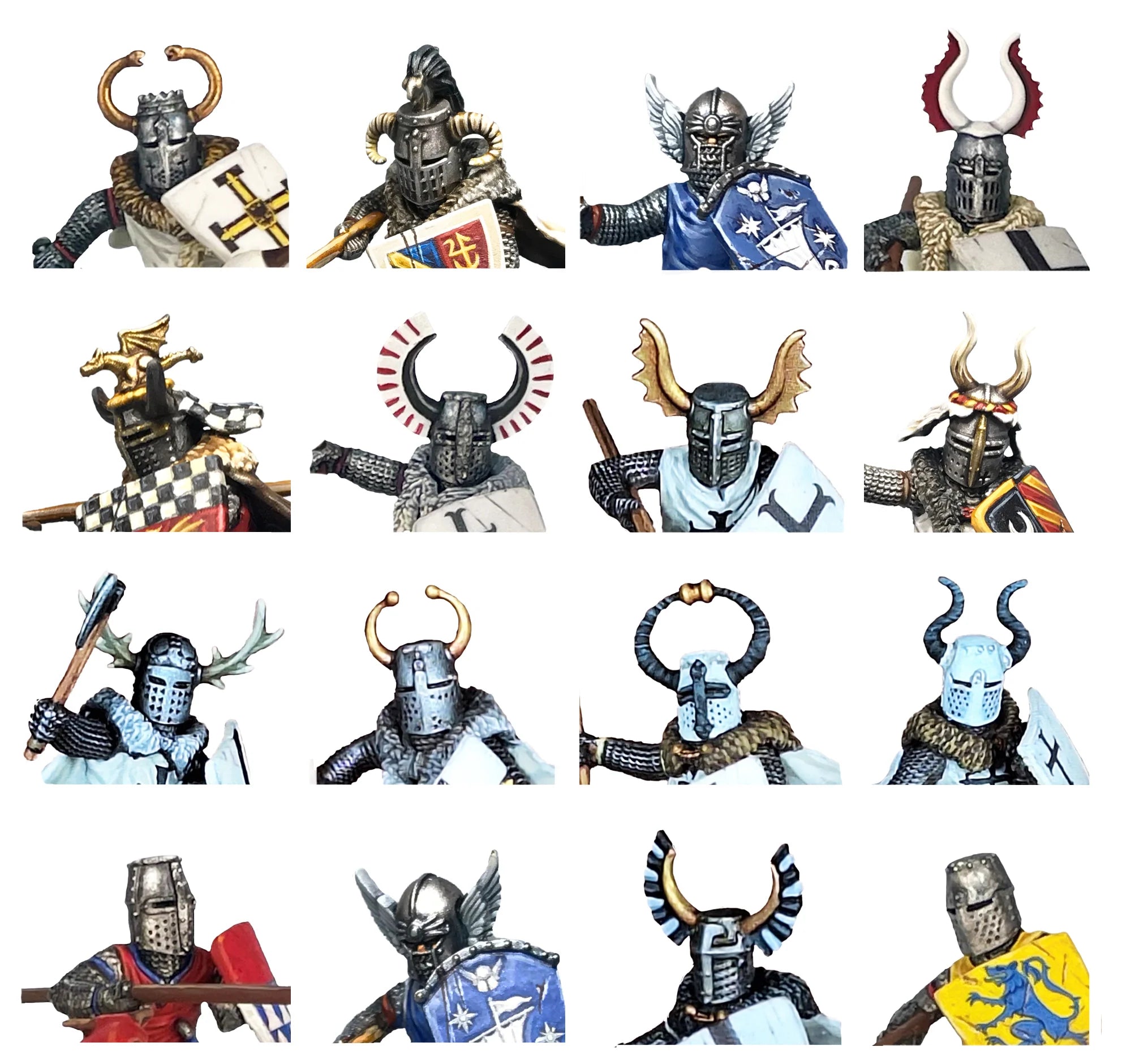 Medieval & Fantasy Heads, Cloaks & Shields