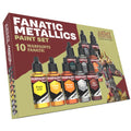 Fanatic Metallics Paint Set 10 Bottles