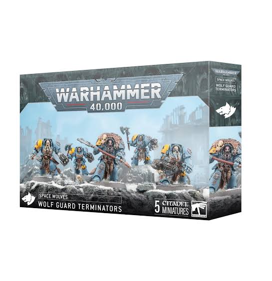 Warhammer 40k Space Wolves Exterminadores de la Guardia Lobo