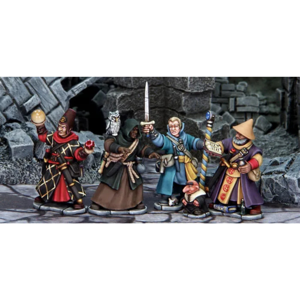 Matriz Frostgrave Hechiceros(Wizards) (4 miniaturas)