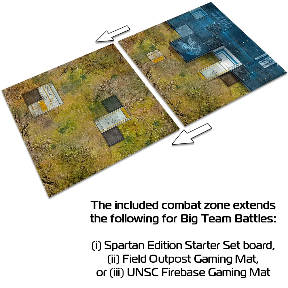 *PREVENTA* Halo: Flashpoint Firebase Entrance Deluxe Gaming Mat