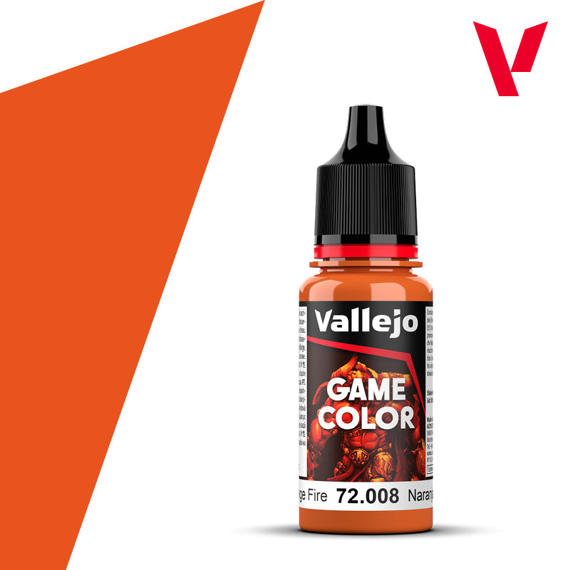 Vallejo Game color NARANJA FUEGO / ORANGE FIRE  72.008 (18 ml)