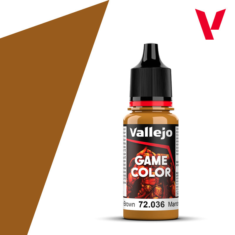 Vallejo Game color MARRÓN BRONCEADO / BRONZE BROWN 72.036 (18 ml)