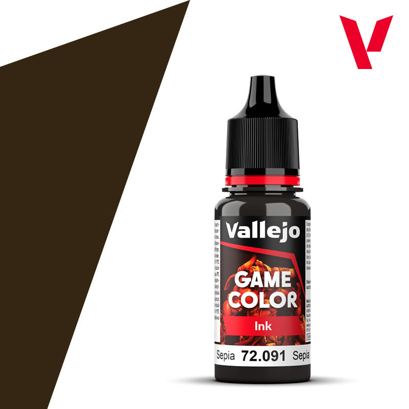 Vallejo Model color Ink SEPIA / SEPIA INK 72.091 (18 ml)