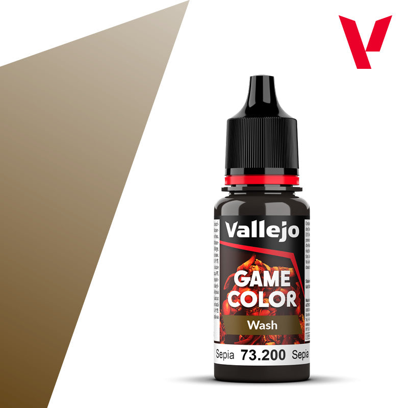 Vallejo Game color Wash SEPIA / SEPIA 73.200 (18 ml)