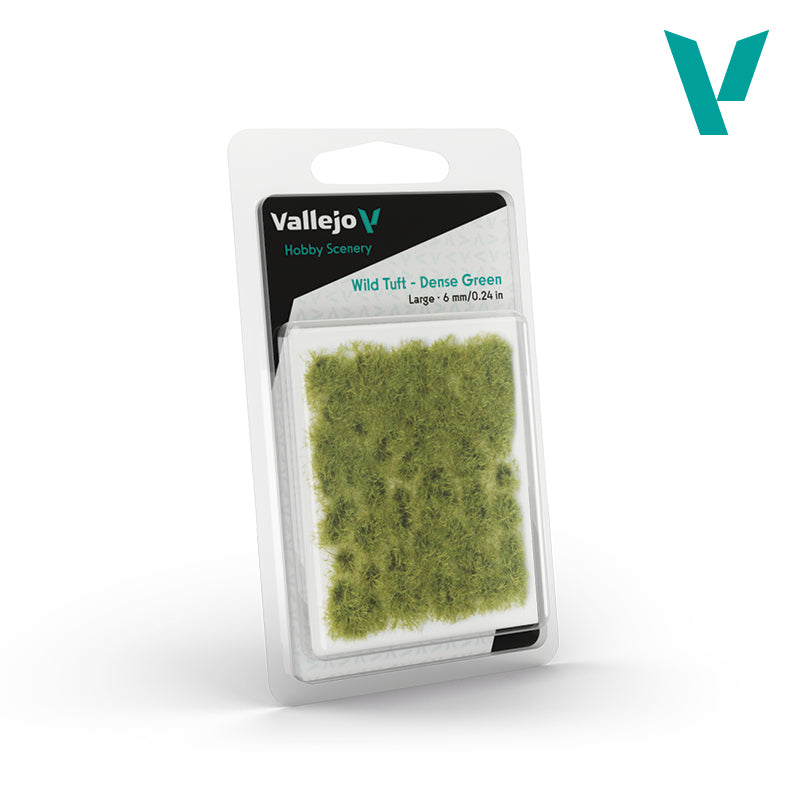 Vallejo Wild Tuft  Dense Green SC413  (Large: 6 mm / 0,24 in)