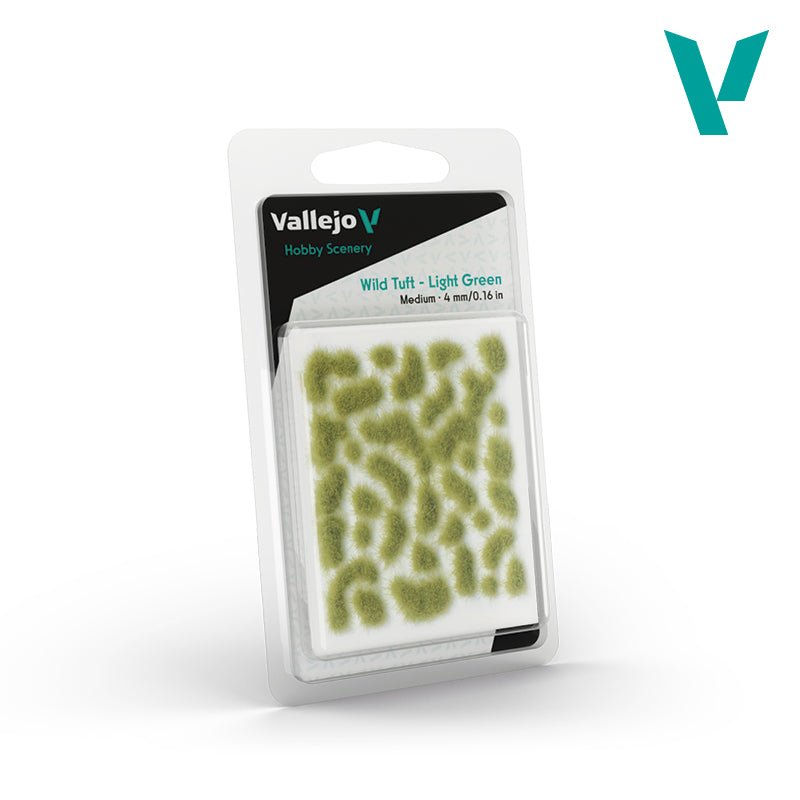 Vallejo Wild Tuft Light Green SC422  (Medium: 4 mm / 0,16 in)