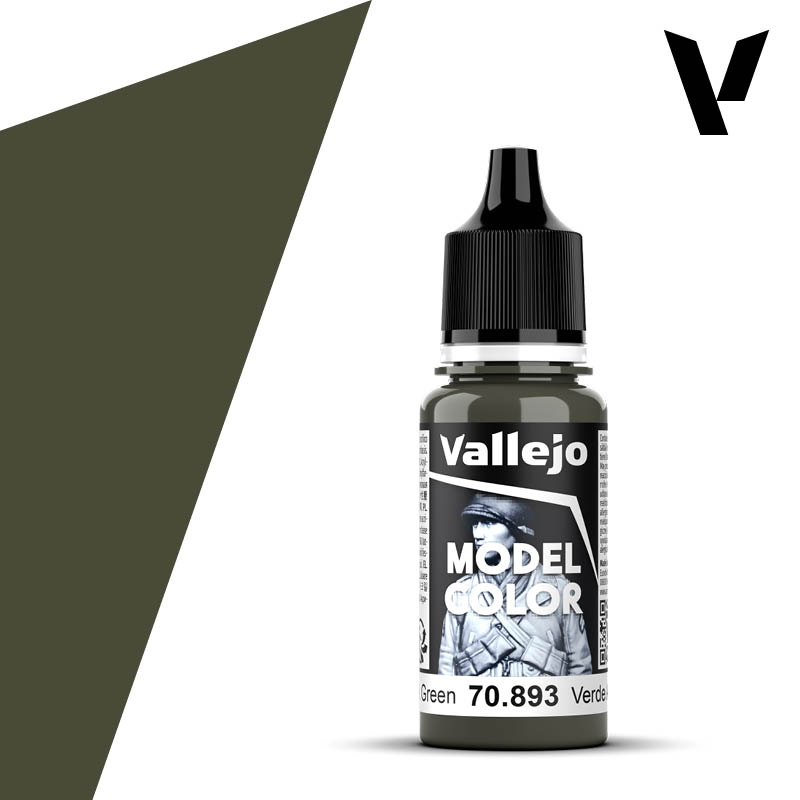 Vallejo Model color VERDE AMERICANO / US DARK GREEN 70.893 (18 ml)