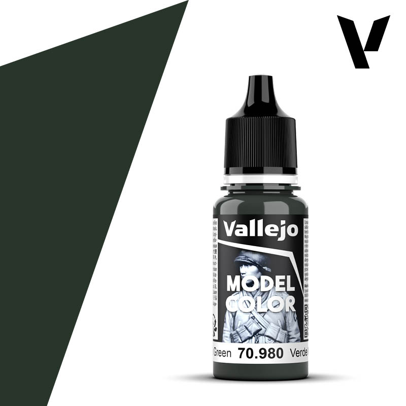 Vallejo Model color VERDE NEGRO / BLACK GREEN 70.980 (18 ml)
