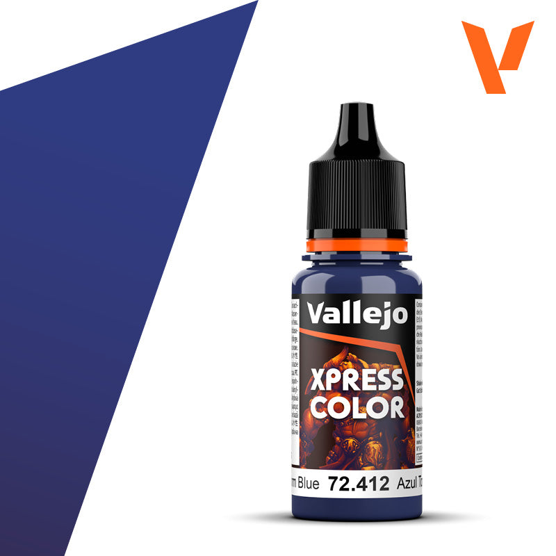 Vallejo Xpress color  AZUL TORMENTA / STORM BLUE 72.412(18 ml)