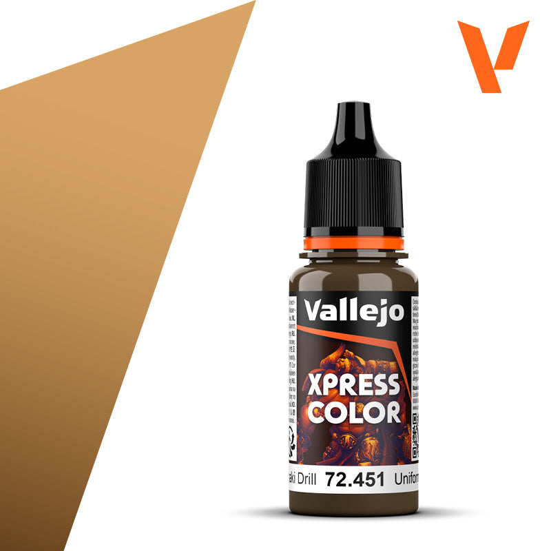 Vallejo Xpress color  UNIFORME CAQUI / KHAKI DRILL 72.451 (18 ml)