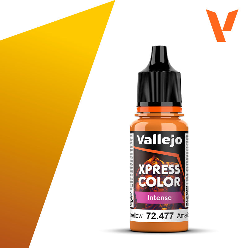 Vallejo Xpress color AMARILLO ACORAZADO / DREADNOUGHT YELLOW 72.477 (18 ml)