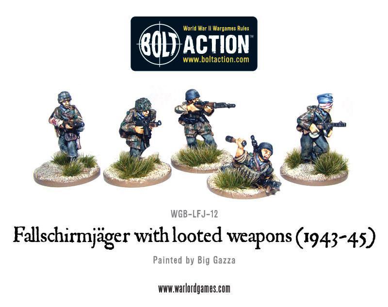 Fallschirmjager con Armas Saqueadas (1943-45)
